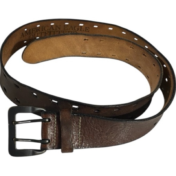 American Eagle Outfitters Other - American Eagle Outfitters Genuine Leather Belt, Sz 38, Neutral, Vintage